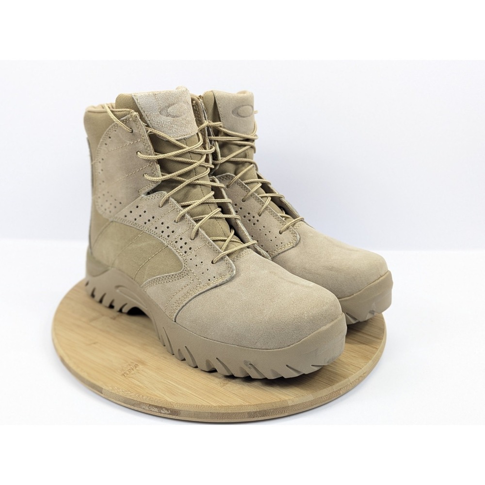 Oakley SI Assault 6 Desert Tan Suede Tactical Military Boots Mens 10 11100-100
